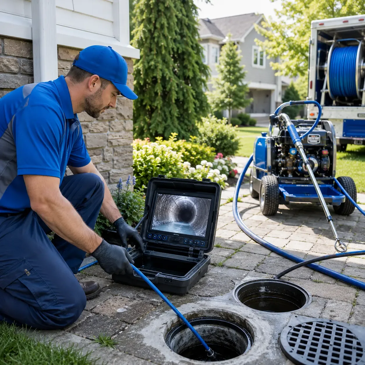 Outdoor drain cleaning professionals serving Vian, OK