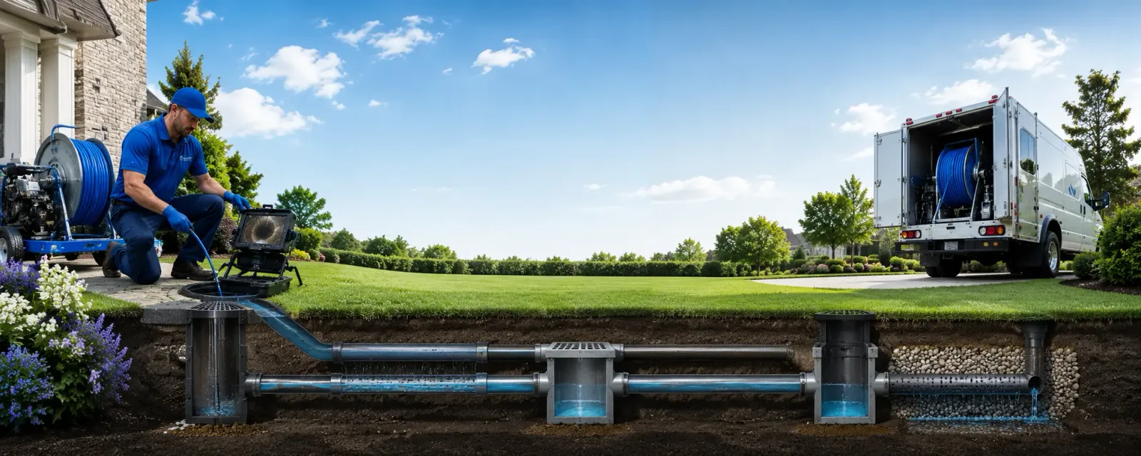 Outdoor drain cleaning information for Vian, OK